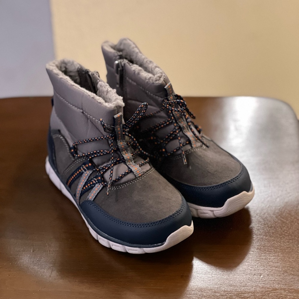 Kids Gray and Navy Boots - Surprize by Stride Rite